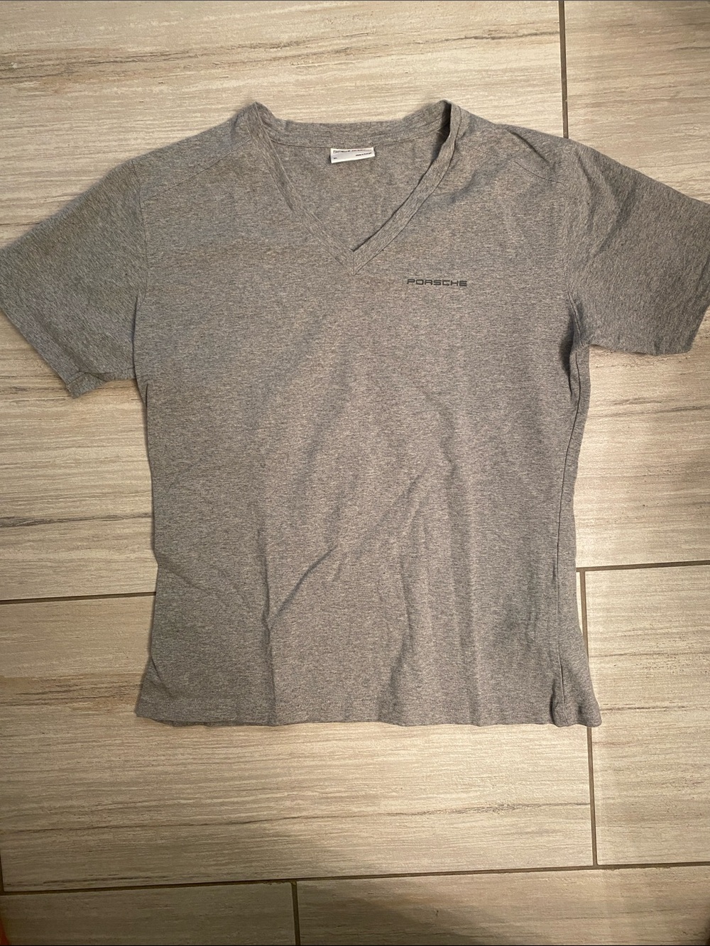 NWOT PORSCHE DESIGN drivers selection Womens  grey V neck tee XL